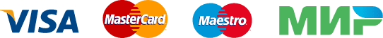 Visa, MasterCard, Maestro, МИР